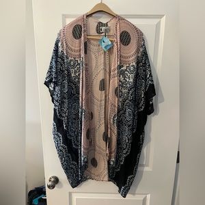 Lotus and Luna, Koh Samui Mandala Kimono.  New with Tags.  One Size.